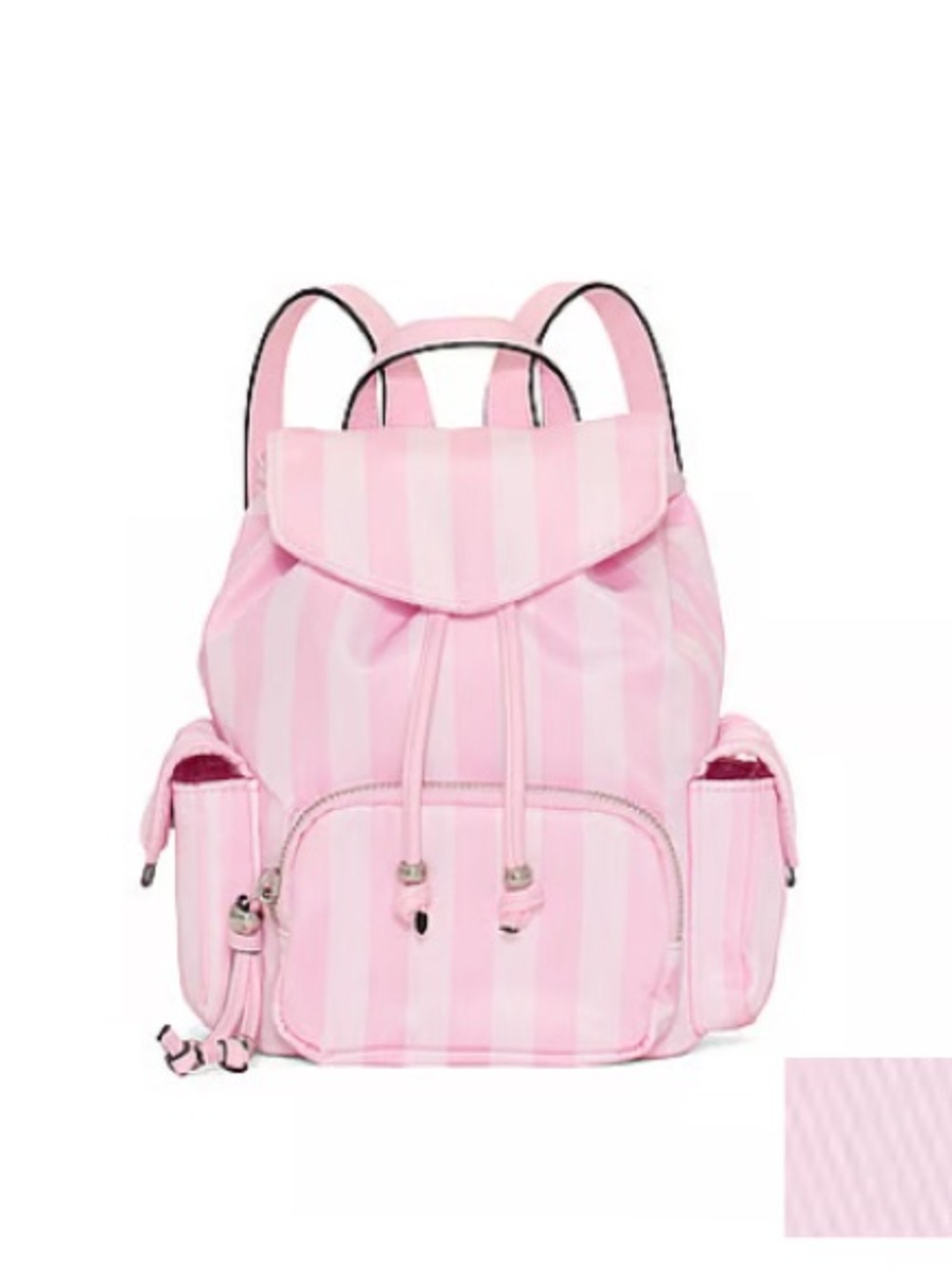 New Pink Victoria’s Secret Mini Backpack Purse Heritage Striped SOLD OUT